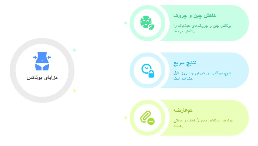 مزایای بوتاکس